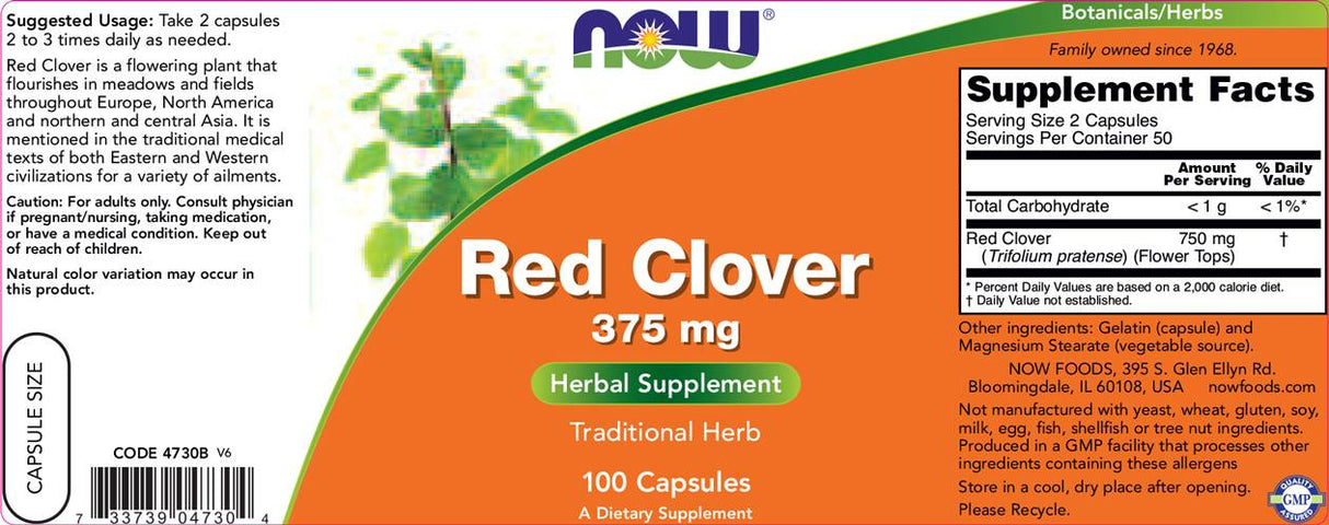 Rdeča detelja 375 mg - 100 kapsul