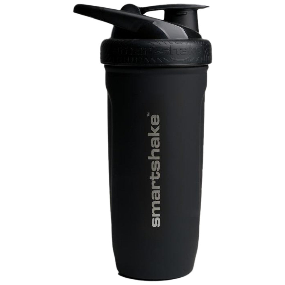 Pametna okrepitev Shaker iz nerjavečega jekla | Črna - 900 ml