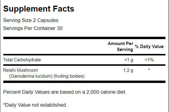 Reishi goba 600 mg - 60 kapsul