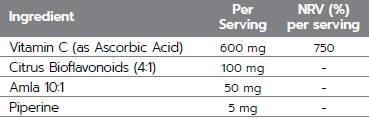 Obnovite vitamin C s citrusnimi bioflavonoidi - 60 tablet