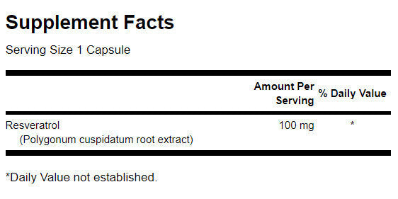 Resveratrol 100 mg - 30 kapsul