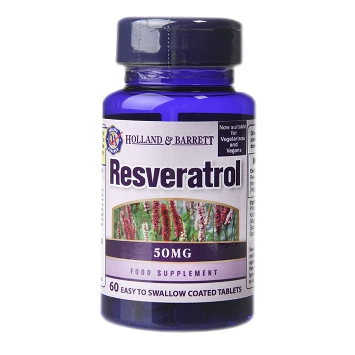 Resveratrol (resveratrol) 50mg 60 tablete Holland & Barrett