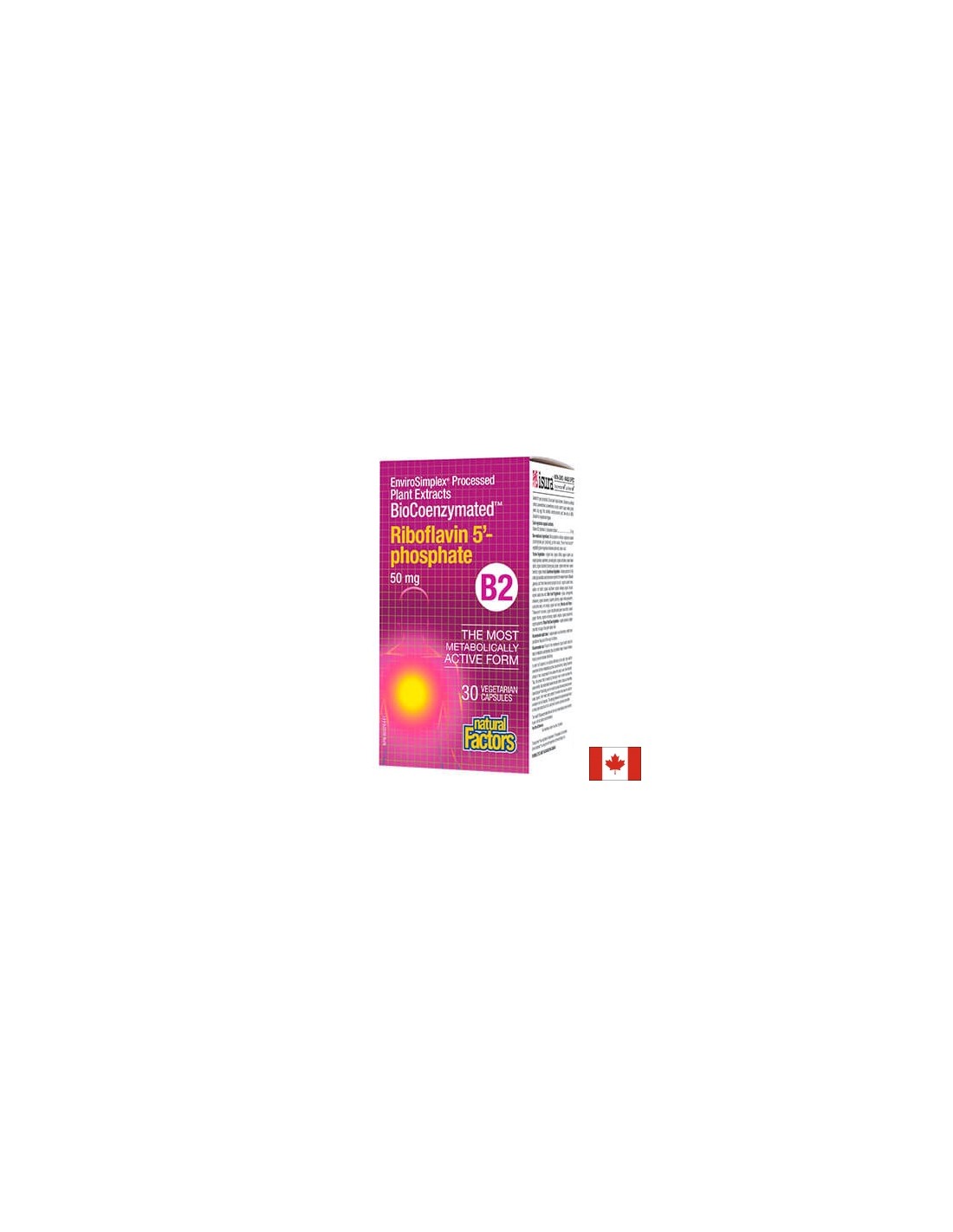 Biokoencimirani riboflavin 5 fosfat B2 50 mg - 30 kapsul