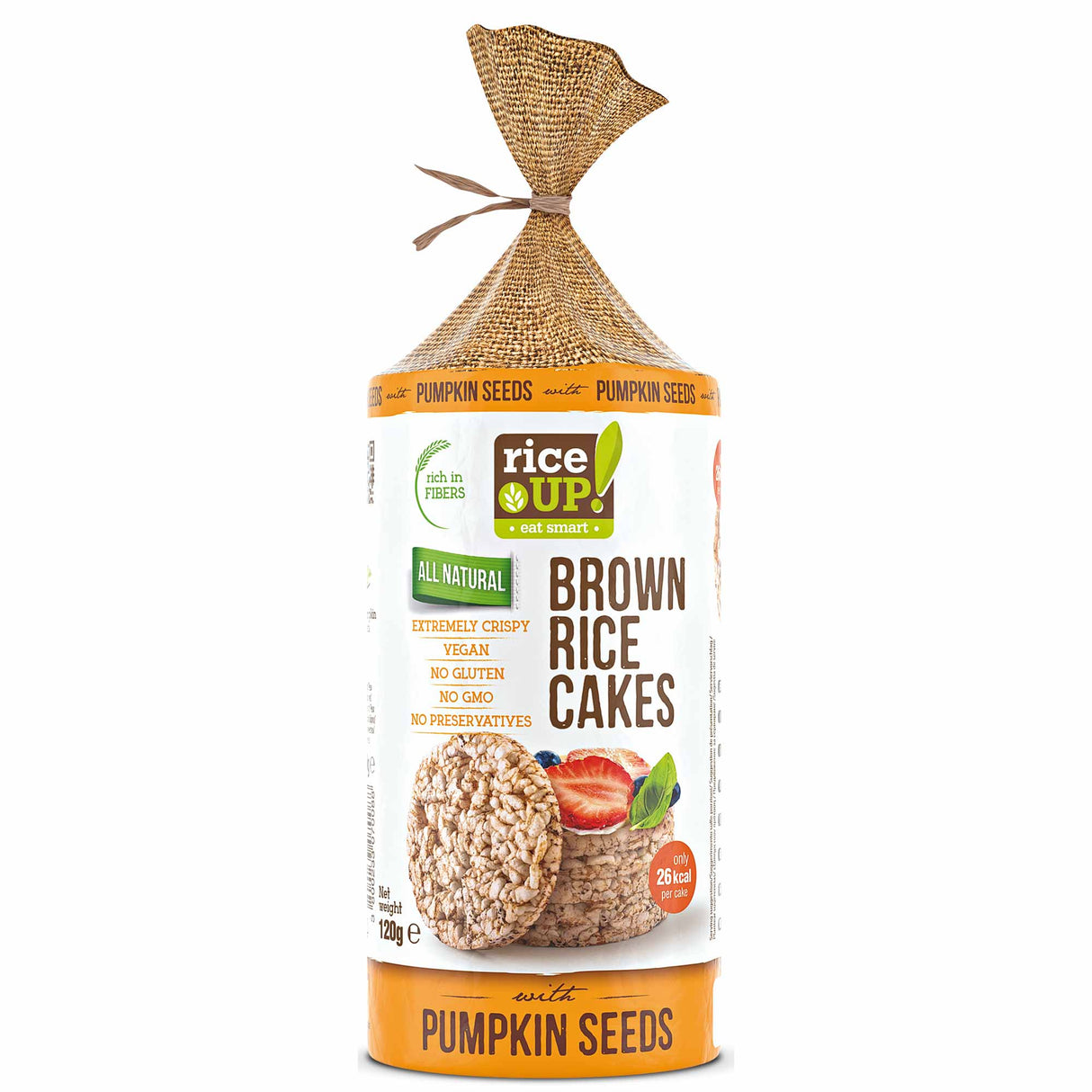 Rice UP! Brown Rice Cakes - 120g