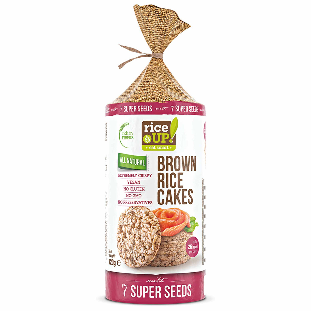 Rice UP! Brown Rice Cakes - 120g