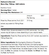 Rose Hip 750 mg - 240 tablet