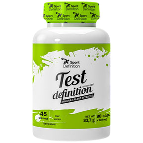 Test Definition | with DAA, Tribulus, Zinc & Magnesium - 90 capsules - Nutra Best Europe