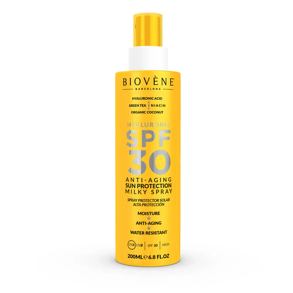 Sončna krema za obraz in telo SPF 30 s hialuronsko kislino proti staranju - 200 ml