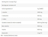 Core BCAA 8: 1: 1 | s citrulinom in beta -alaninom - 350 gramov