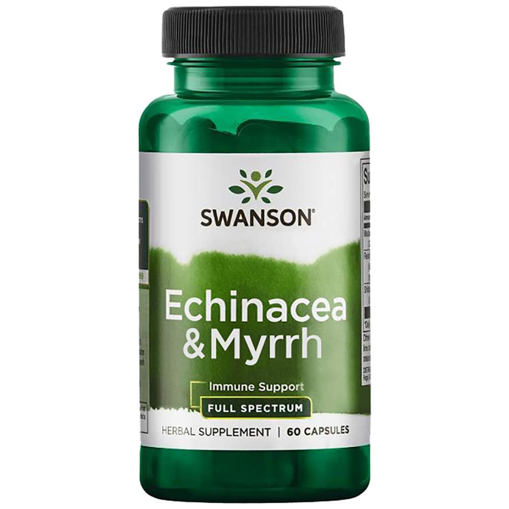 Celoten spekter Echinacea in Myrrh Gum 60 kapsul