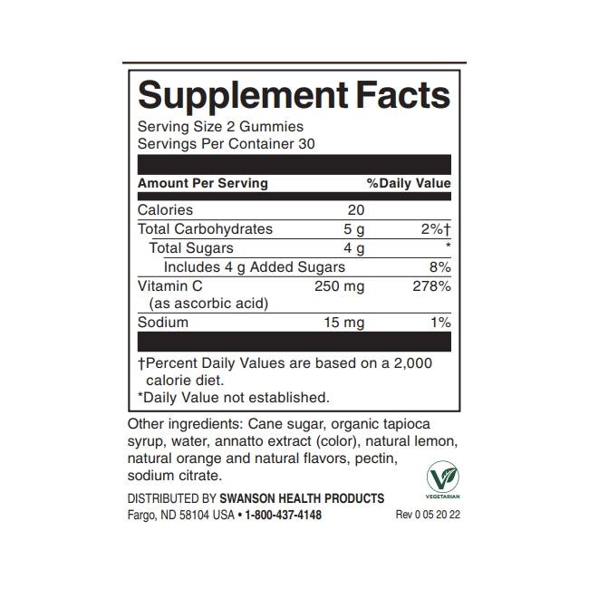 Gumies vitamina C - 60 gumij
