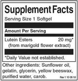 Lutein 20 mg - 60 softgelov