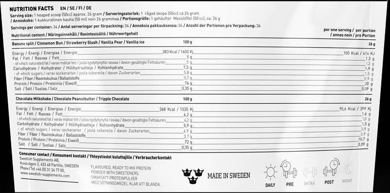 <tc>Swedish Supplements</tc> Lifestyle Whey [900 gramov, 34 odmerkov]