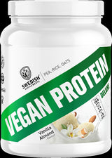 <tc>Swedish Supplements</tc> Vegan Protein Deluxe | iz graha, riža in ovsa [750 gramov, 27 odmerkov]