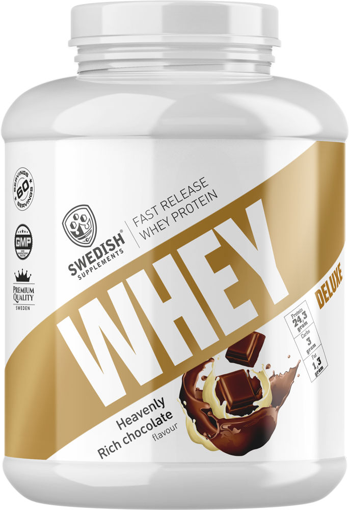 <tc>Swedish Supplements</tc> Whey Protein Deluxe [1800 gramov, 54 odmerkov]