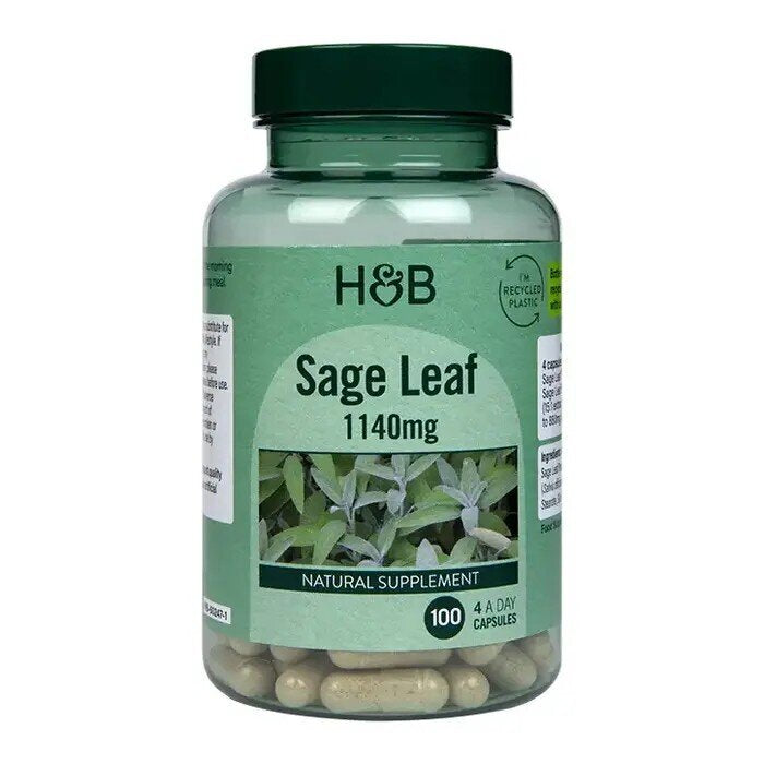 Salvia (žajbelj listi) (žajbelj) 285mg 100 kapsul Holland & Barrett