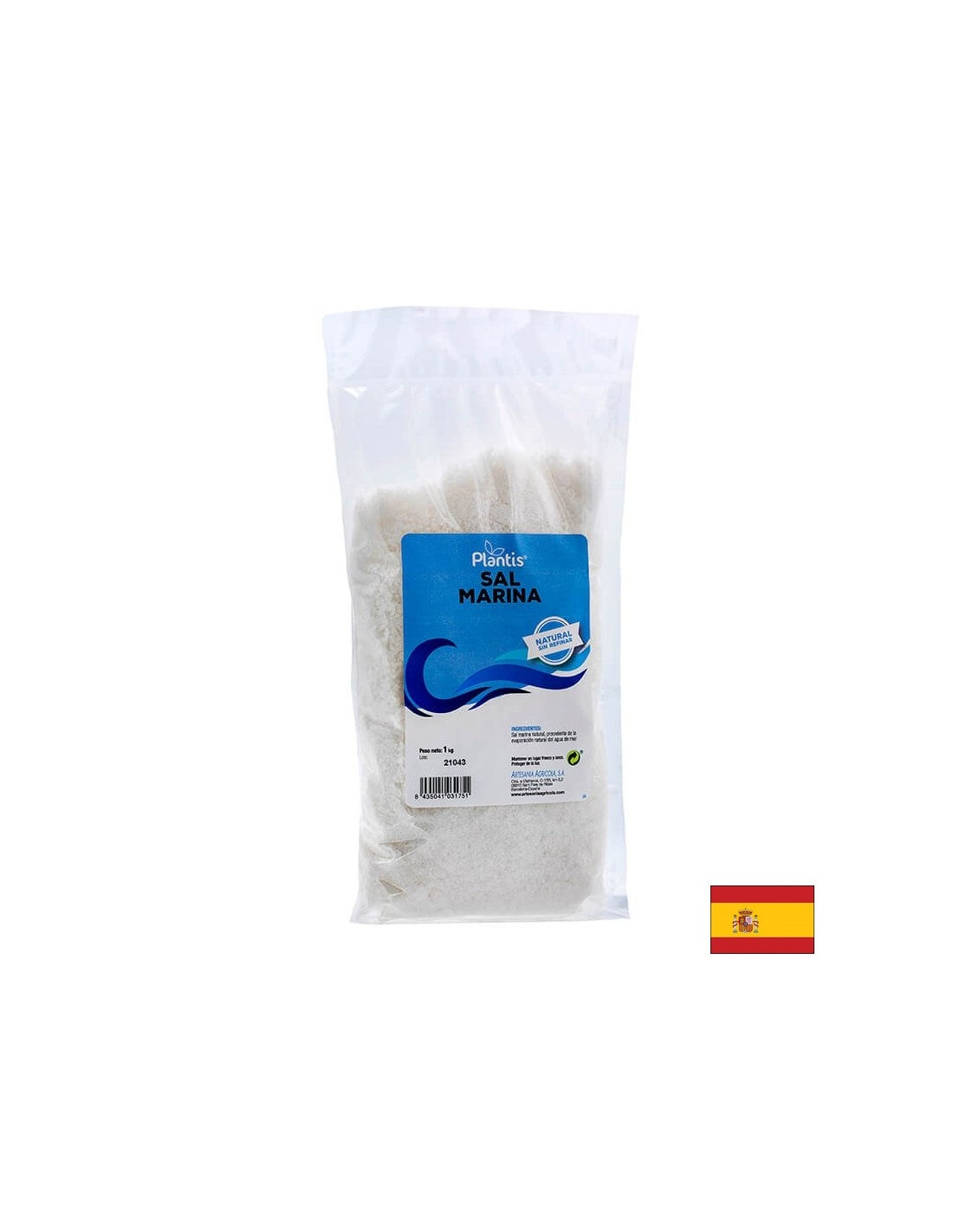Naravna morska sol - Sal Marina Plantis®, 1 kg