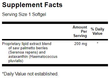 Saw Palmetto / Astaxanthin prostata kompleks 60 gel kapsul