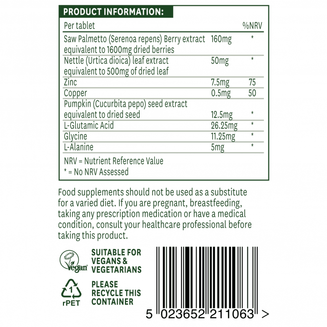 Saw Palmetto Complex 60 tablete Naturesaid