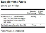 SAG PALMETTO - največja trdnost 320 mg 60 gel kapsul