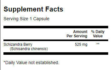 Schizandra jagode 525 mg - 90 kapsul