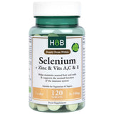 Selenium 100 mcg + cink & Vits A, C&E - 120 tablet