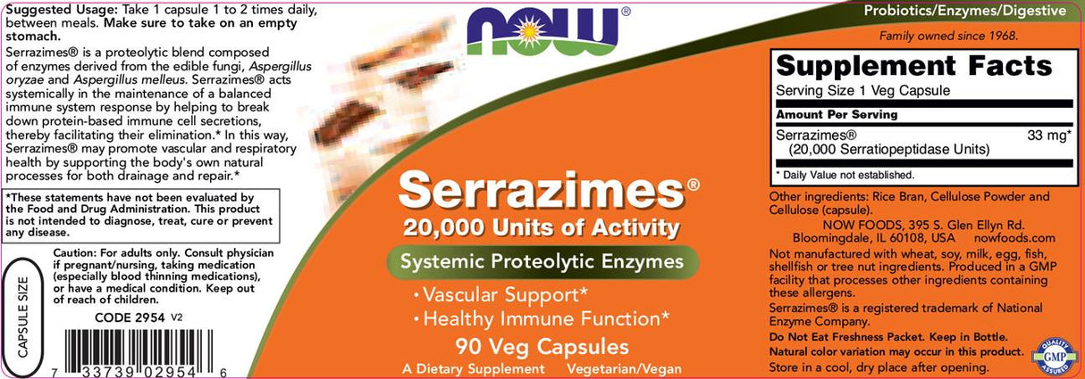 Serrazimes ® 20.000 enot / 90 VCAPS. - 0