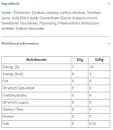 Skinny Sirup | Jagodni žele - 425 ml
