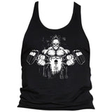 <tc>Skull Labs</tc> Brezrokavnik | Črno-belo