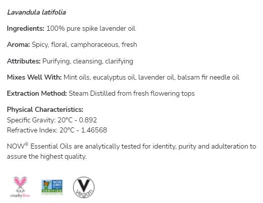 Spike sivka | 100% čista lavandula latifolia - 30 ml