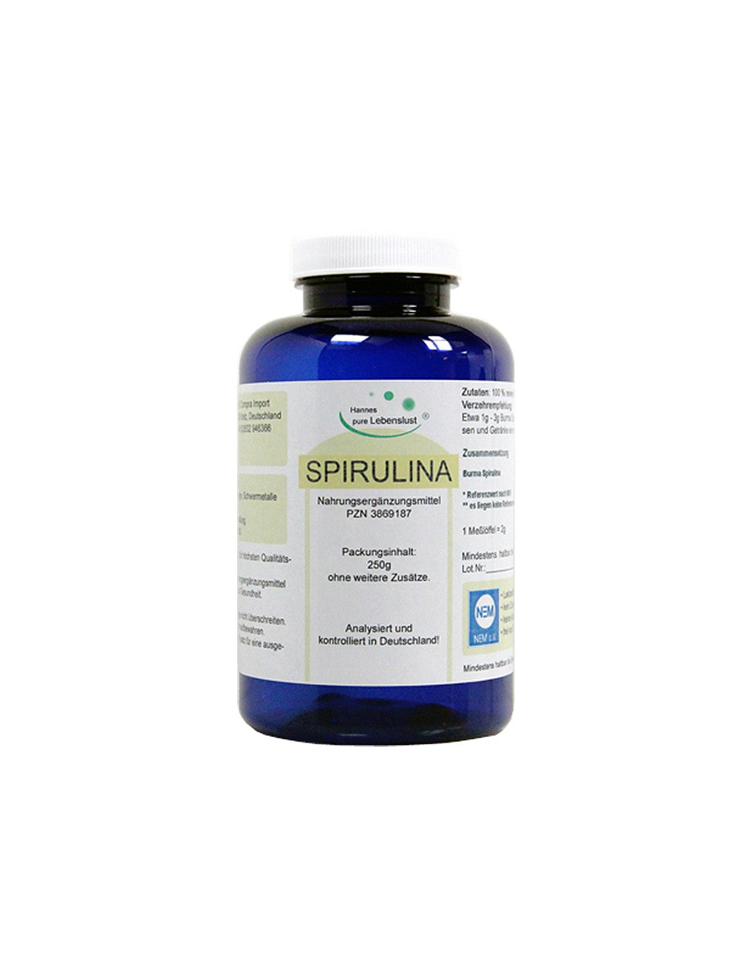 Spirulina - Spirulina, 250 g (v prahu) El COMPA