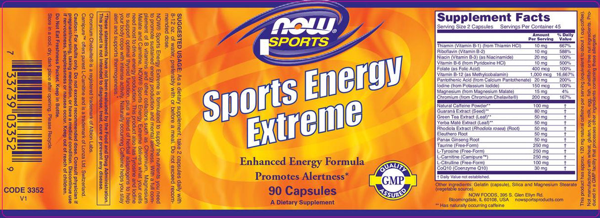 Sports Energy Extreme - 90 kapsul