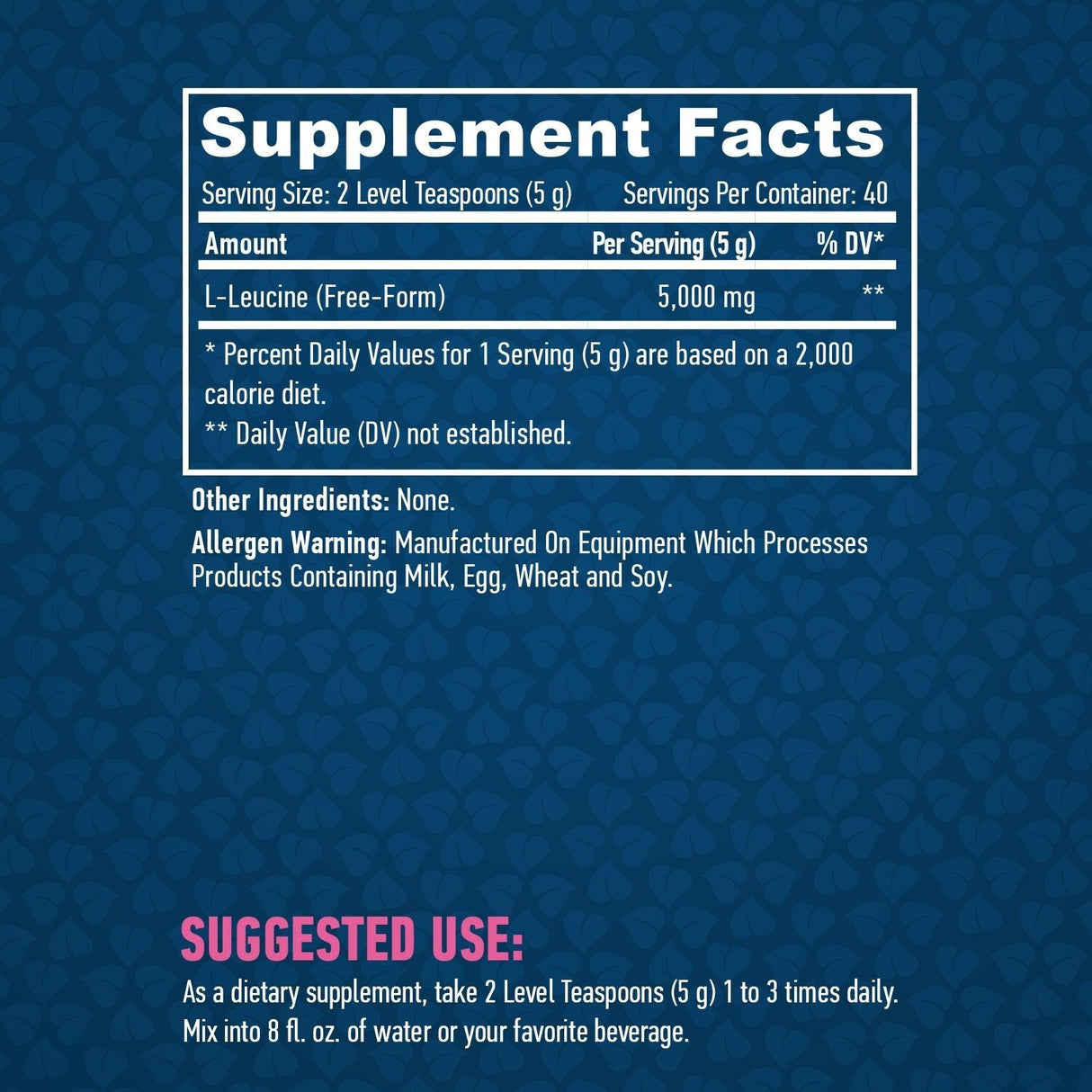 Športni L-Leucine 200G. - 0,200 kg