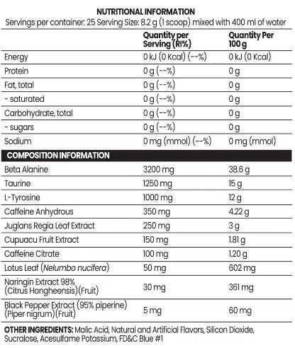 Stim Head V3 | Kofeinska formula - 205 gramov