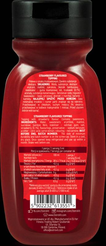 Jagodni sirup / ničelna kalorija 320 ml