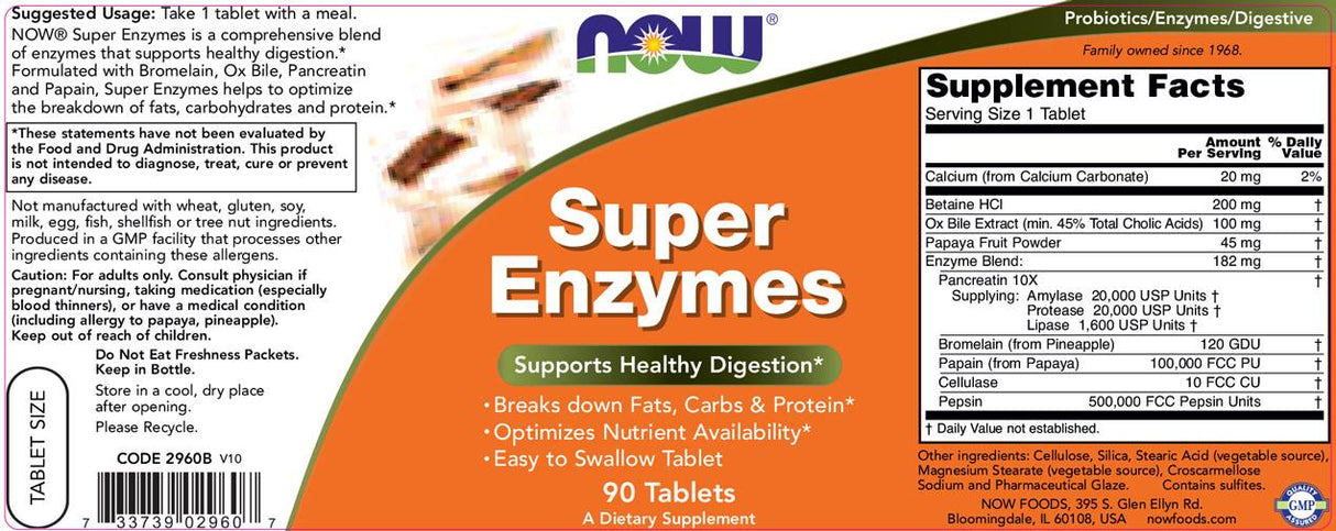 Super encimi - 90 tablet
