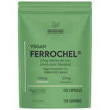 Vegan Ferrochel | Kelirano železo 27 mg - 120 kapsul
