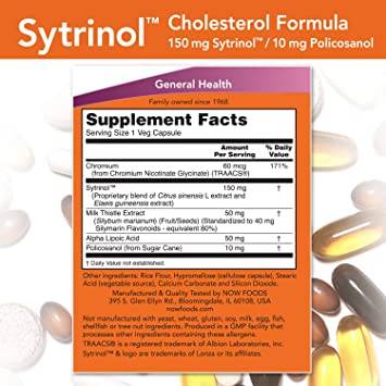 Sytrinol™ | Formula holesterola s Polico<tc>san</tc>ol - 120 kapsul