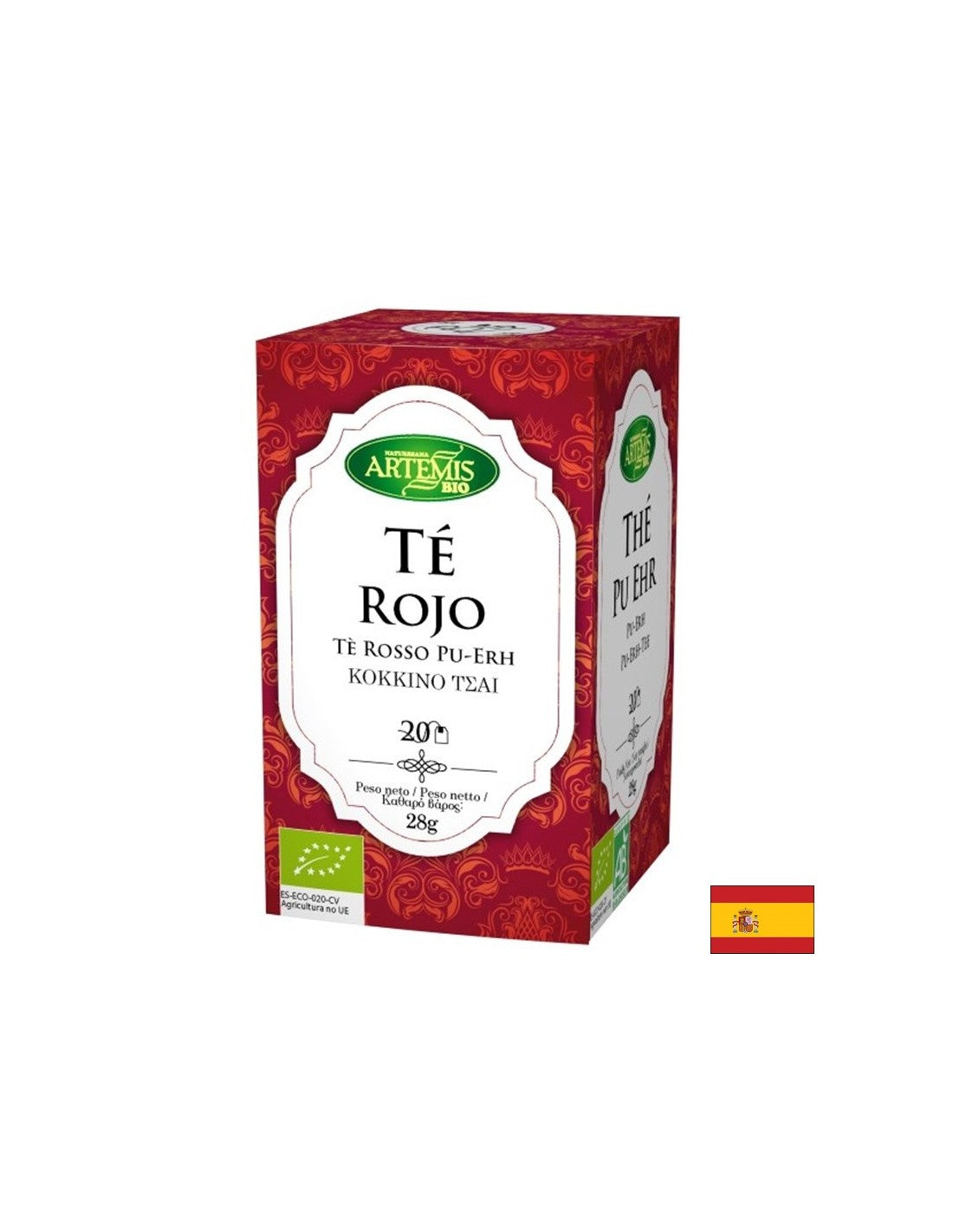 Rdeči čaj Bio - Te Rojo, 20 filtrirnih vrečk