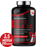 TESTOMAX™ 2.0 /210 kapsul, 105 dni/ z Ashwagandho KSM 66®, CoQ10 in korenino Maca <tc>Nutravita</tc>