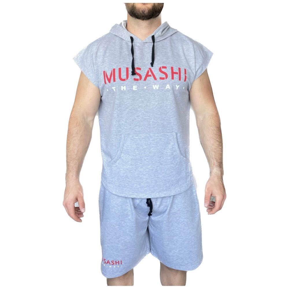 Tank Top Hoodie in kratke hlače - siva