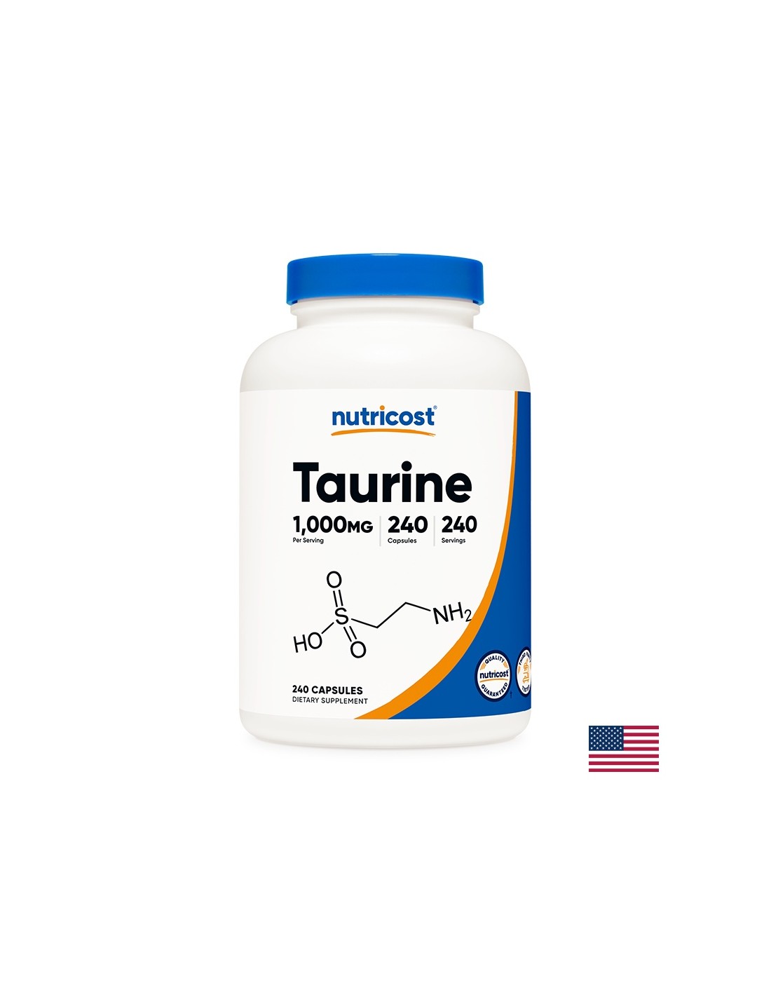 Mišična funkcija in vzdržljivost - Tavrin, 1000 mg, 240 kapsul <tc>Nutricost</tc>