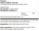 Taurin 1000 mg 60 kapsul
