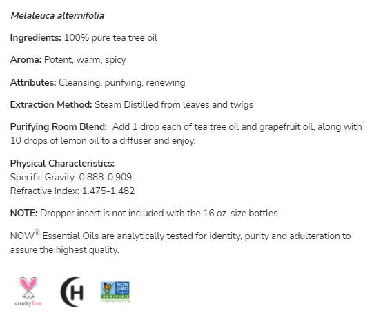 Olje čajevca | 100% čista melaleuca alternifolia - 30 ml