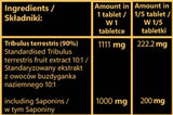 Tribulus 1000 mg | Izvleček sadja z 90% saponini - 100 tablet