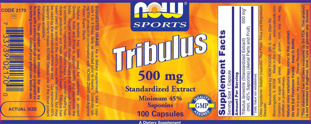 Tribulus 500 mg - 100 kapsul