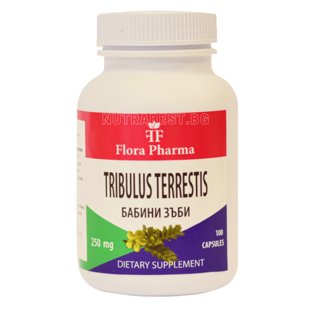Tribulus terestris 750 mg (babice zobe) / 100 kapsul, 33 odmerkov / Flora Farma