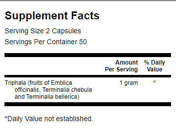 Triphala 500 mg - 100 kapsul