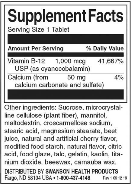 Triple Action B -12 1000 mcg - 90 tablet