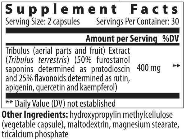 Tristam | Bolgarski tribulus s 50% furostanol saponinov 200 mg - 60 kapsul